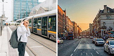 due immagini di Dublino