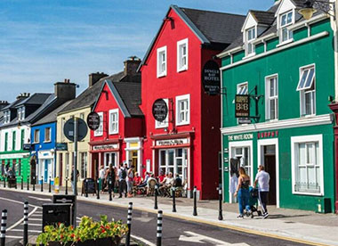 un caratteristico villaggio irlandese