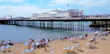Brighton Pier e spiaggia
