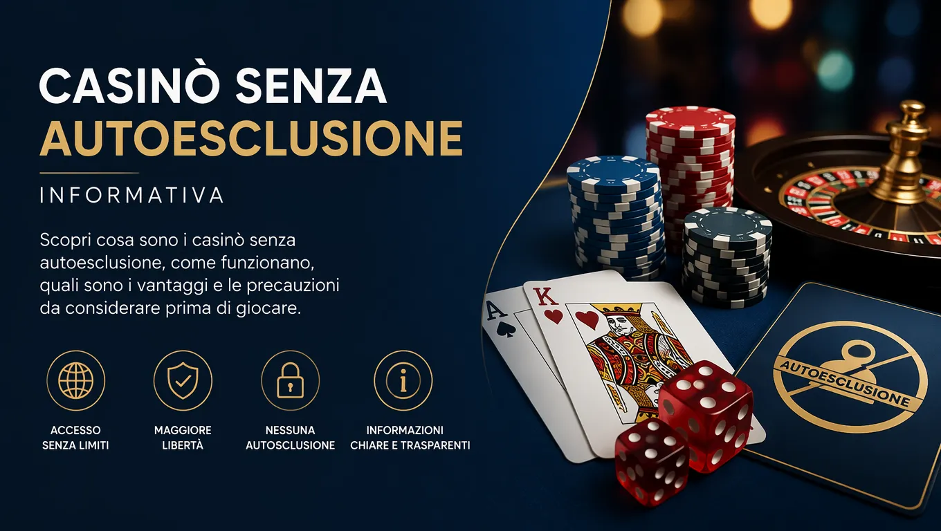 casino senza autoesclusione informativa