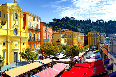 Nizza, il mercato di cours saleya