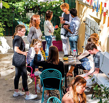 Studenti della scuola di francese Azurlingua a Nizza