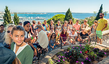 Studenti del Centro Internazionale di Antibes in escursione