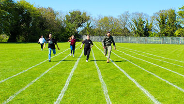 Vacanze studio Apollo in Irlanda, campo sportivo Sutton Park School a Dublino