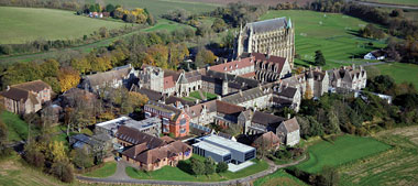 veduta di Lancing college