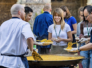 Serata Paella - College Bede's Summer School