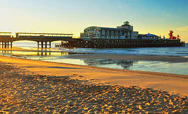 Tramonto sul mare a Bournemouth - Corsi di inglese OISE