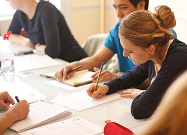 Studenti della scuola di inglese Regent a Londra