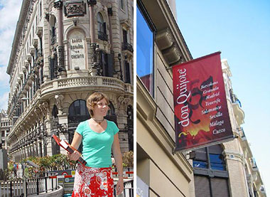 studentessa della scuola di spagnolo don Quijote a Madrid