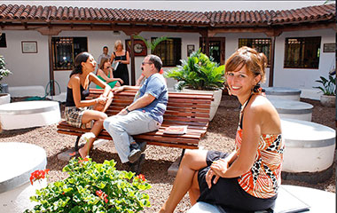 studenti della scuola di spagnolo don Quijote a Tenerife