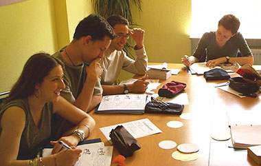 una classe di tedesco a Heidelberg